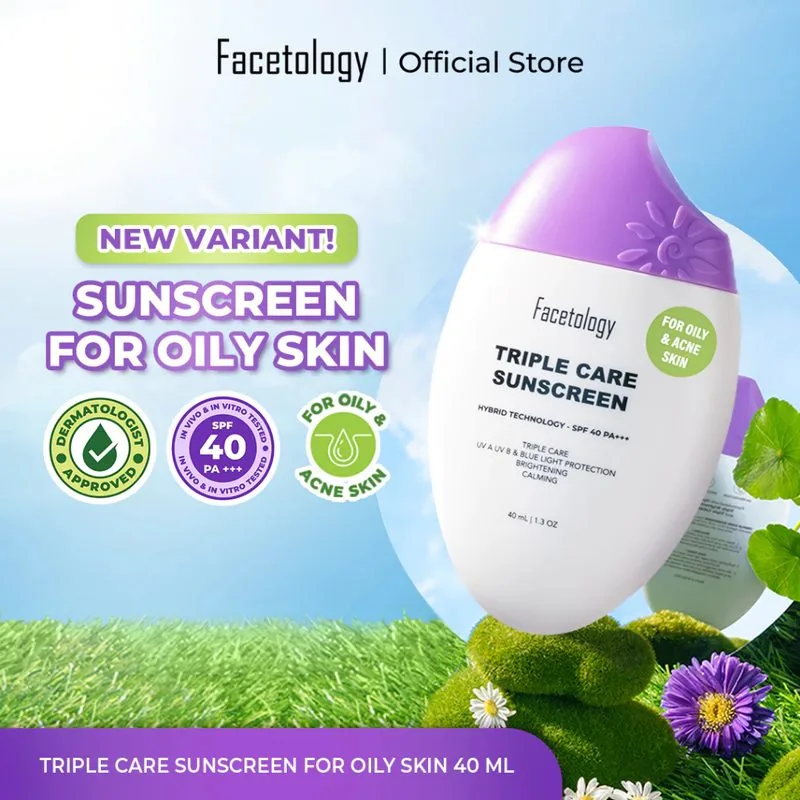 Facetology Triple Care Sunscreen SPF 40 — foto resmi brand